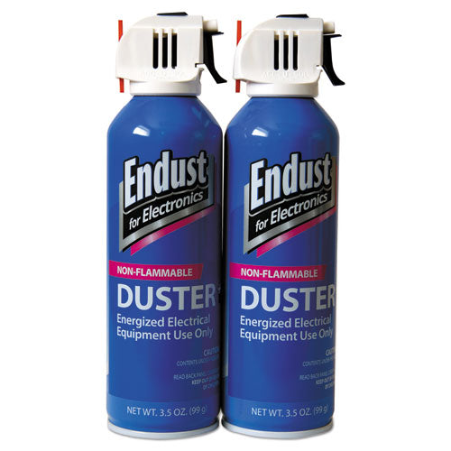 Non-flammable Duster With Bitterant, 3.5 Oz, 2 Cans-pack
