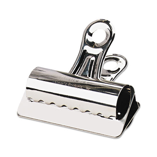 Bulldog Clips, Jumbo, Nickel-plated, 12-box