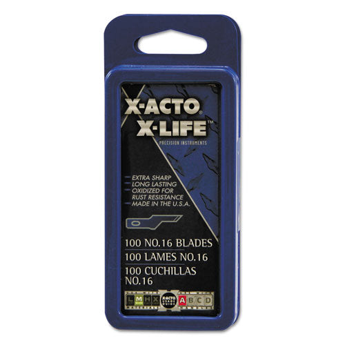 No. 16 Bulk Pack Blades For X-acto Knives, 100-box