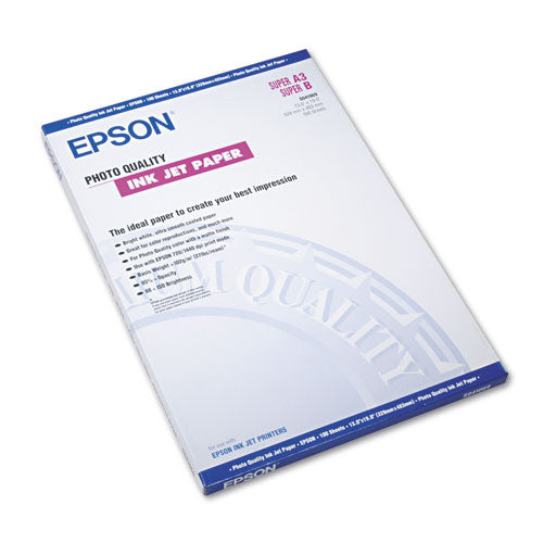 Matte Presentation Paper, 4.9 Mil, 13 X 19, Matte Bright White, 100-pack