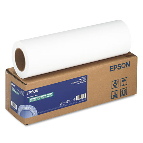 Enhanced Photo Paper Roll, 24" X 100 Ft, Enhanced Matte White