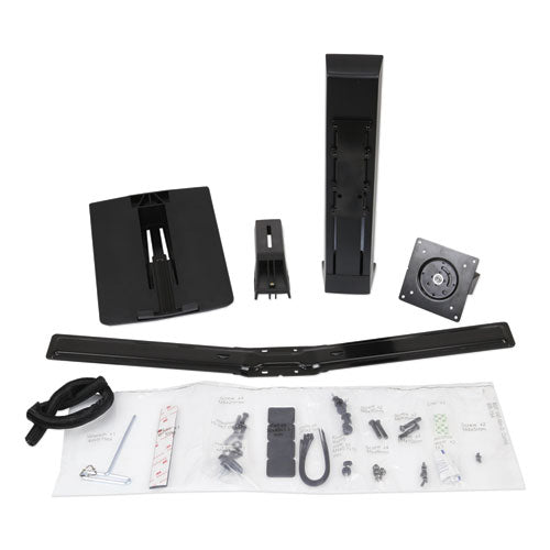 Monitor Riser, Laptop Kit, 30 Degrees Tilt, Up To 24", 6 To 16 Lbs, Black