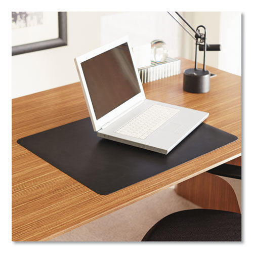 Natural Origins Desk Pad, 19 X 12, Matte, Black