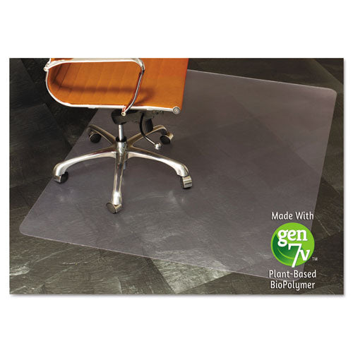 Natural Origins Chair Mat For Hard Floors, 46 X 60, Clear