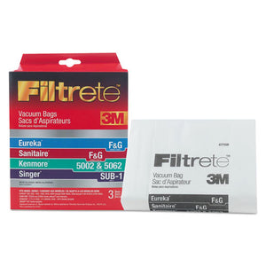 Disposable Dust Bags W-filter For Sanitaire Commercial Upright Vacuum, 6-carton