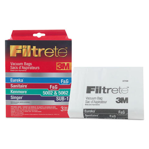 Disposable Dust Bags W-filter For Sanitaire Commercial Upright Vacuum, 6-carton