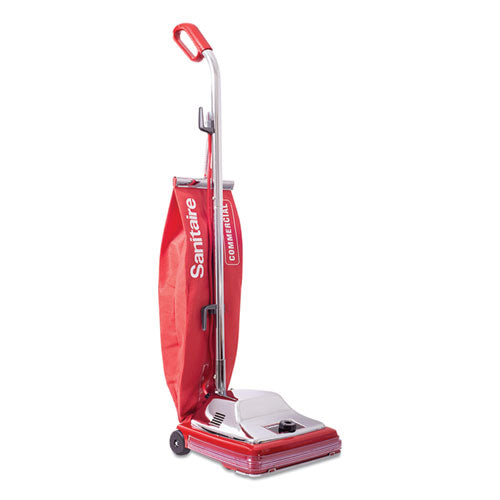 Tradition Upright Vacuum With Shake-out Bag, 17.5 Lb, Red