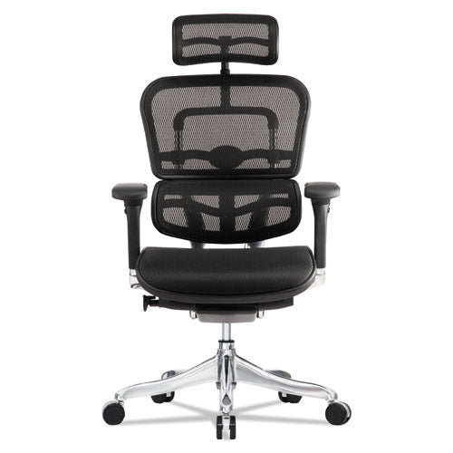 Ergohuman Elite High-back Chair, , Black Seat-black Back, Black Base