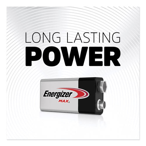 Max Alkaline 9v Batteries, 2-pack