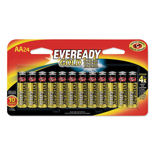 Gold Aa Batteries, 1.5v, 24-pack