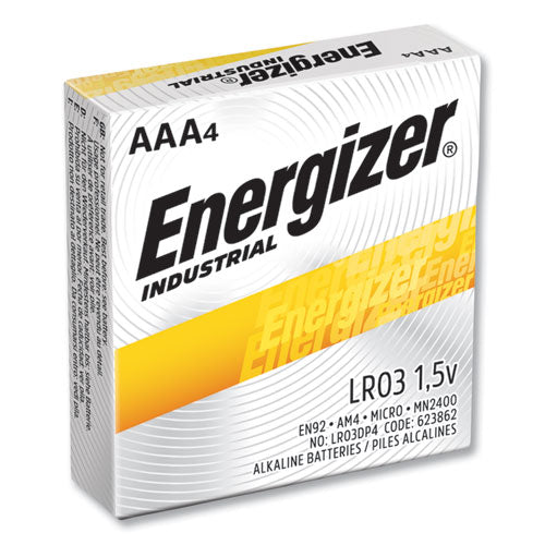 Industrial Alkaline Aaa Batteries, 1.5v, 24-box