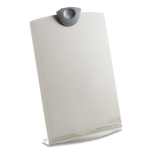 Copy Stand, Plastic, 75 Sheet Capacity, Platinum-charcoal