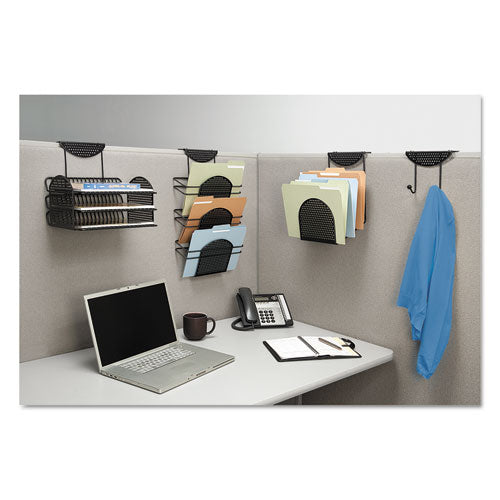 Perf-ect Partition Additions Six-step File Organizer, 7 X 13, Black