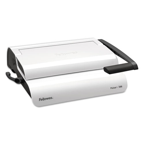 Pulsar+ Manual Comb Binding System, 300 Sheets, 18 1-8 X 15 3-8 X 5 1-8, White