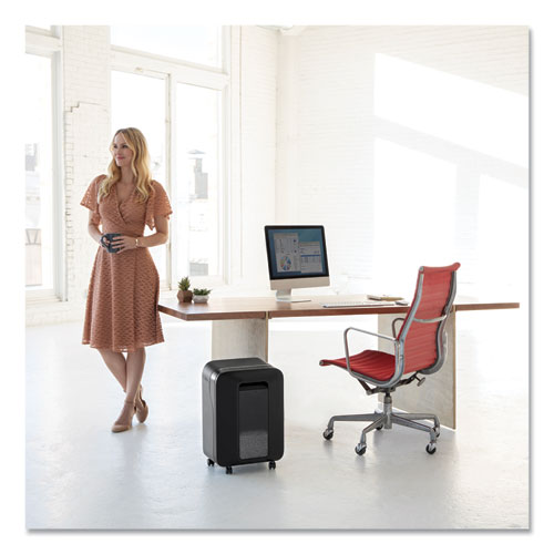 Powershred Lx200 Micro Cut Shredder, 12 Manual Sheet Capacity, Black