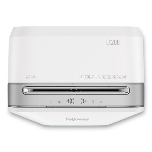 Powershred Lx200 Micro Cut Shredder, 12 Manual Sheet Capacity, White