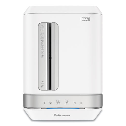 Powershred Lx220 Micro Cut Shredder, 20 Manual Sheet Capacity, White