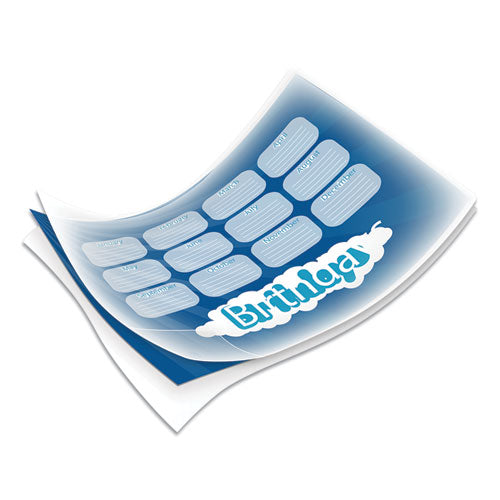 Laminating Pouches, 7 Mil, 9" X 11.5", Gloss Clear, 100-pack