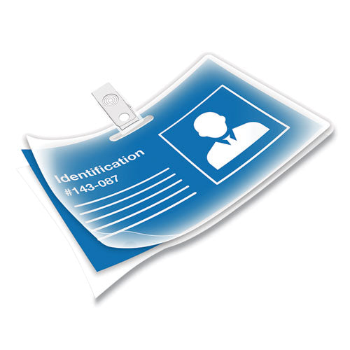 Laminating Pouches, 7 Mil, 3.88" X 2.63", Gloss Clear, 100-pack