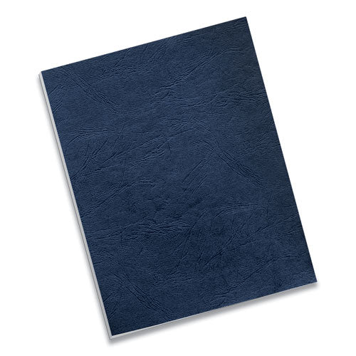 Classic Grain Texture Binding System Covers, 11 X 8-1-2, Navy, 50-pack