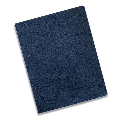 Classic Grain Texture Binding System Covers, 11-1-4 X 8-3-4, Navy, 200-pack