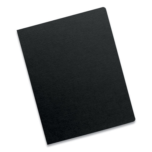 Futura Binding System Covers, Round Corners, 11 1-4 X 8 3-4, Black, 25-pack
