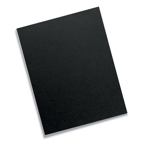 Futura Binding System Covers, Square Corners, 11 X 8 1-2, Black, 25-pack