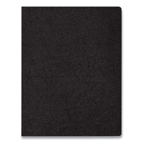 Executive Leather-like Presentation Cover, Square, 11 X 8 1-2, Black, 200-pk