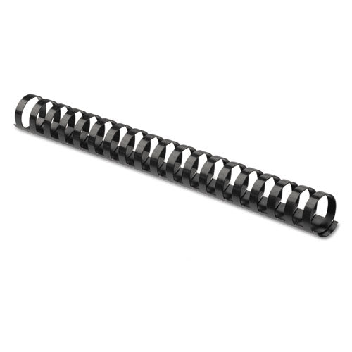 Plastic Comb Bindings, 3-4" Diameter, 150 Sheet Capacity, Black, 100 Combs-pack