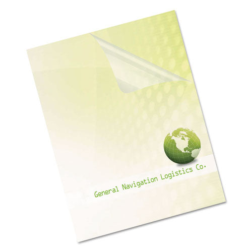 Pet Ultra Clear Binding Covers, Unpunched, 11 X 8 1-2, Clear, 100-pack