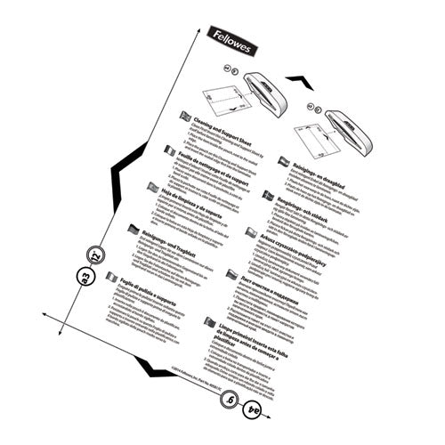 Laminator Cleaning Sheets, 3 To 10 Mil, 8.5" X 11", White, 10-pack