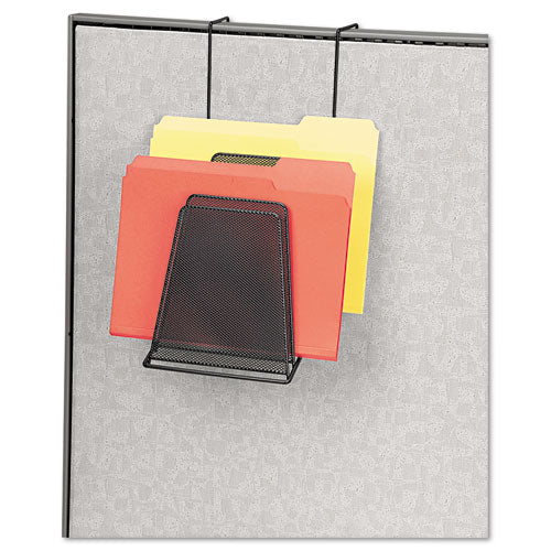 Mesh Partition Additions Six-step File Organizer, 7.5 X 10.63 X 17, Black
