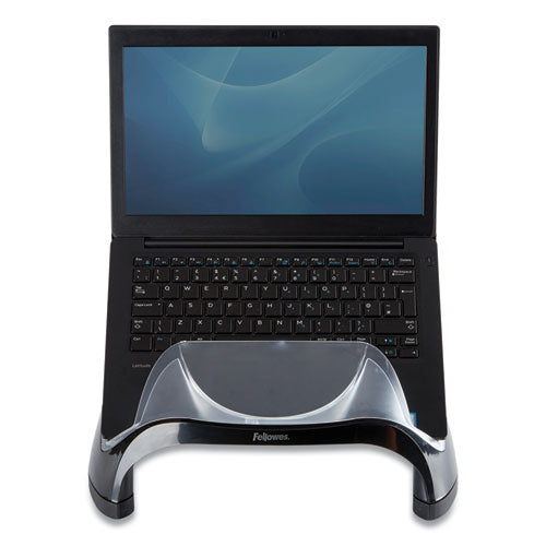 Laptop Riser With Usb Connection, 13 1-8 X 10 5-8 X 7 1-2, Black-clear