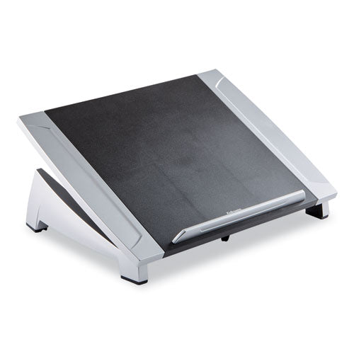 Office Suites Laptop Riser, 15 1-8 X 11 3-8 X 4 1-2-6 1-2, Black-silver