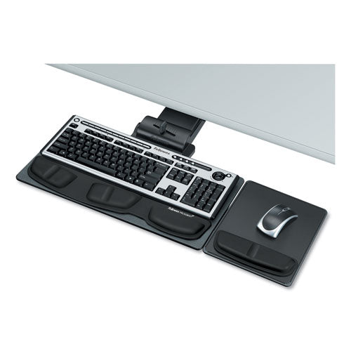 Professional Executive Adjustable Keyboard Tray, 19w X 10.63d, Black