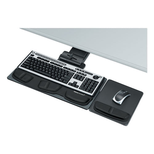 Professional Executive Adjustable Keyboard Tray, 19w X 10.63d, Black