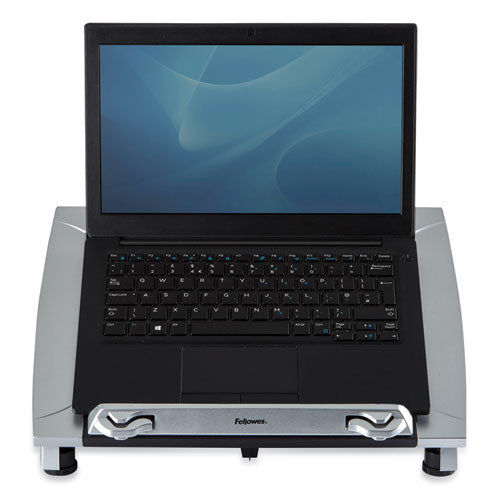 Office Suites Laptop Riser Plus, 15 1-16 X 10 1-2 X 6 1-2, Black-silver
