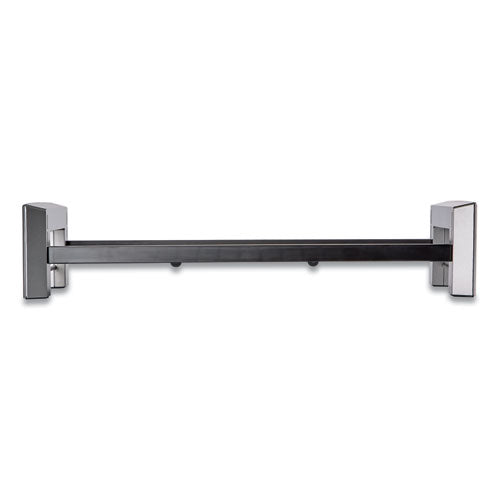 Professional Series Flat Panel Workstation, 25 7-8 X 11 1-2 X 4 1-2,black-silver