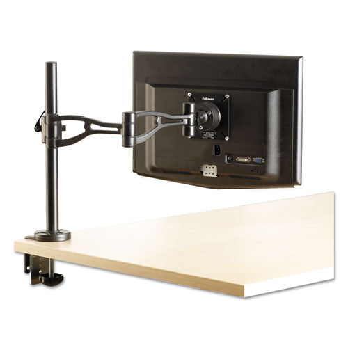 Depth Adjustable Monitor Arm, 4.38w X 24d X 21h, Black