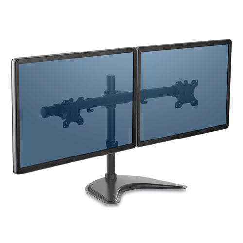 Professional Series Freestanding Dual Horizontal Monitor Arm, Up To 30", Up To 17 Lbs