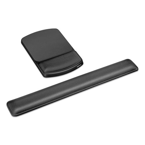 Gel Mouse Pad With Wrist Rest, 6.25" X 10.12", Graphite-platinum