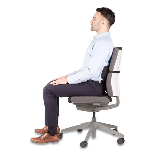 Lumbar Back Support, 12w X 3.13d X 5.19h, Black