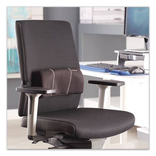 Lumbar Back Support, 12w X 3.13d X 5.19h, Black