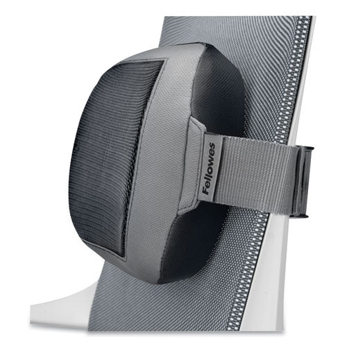 I-spire Series Lumbar Cushion, 14w X 6d X 3h, Gray