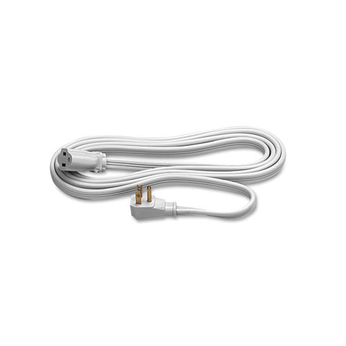 Indoor Heavy-duty Extension Cord, 3-prong Plug, 1-outlet, 15ft Length, Gray