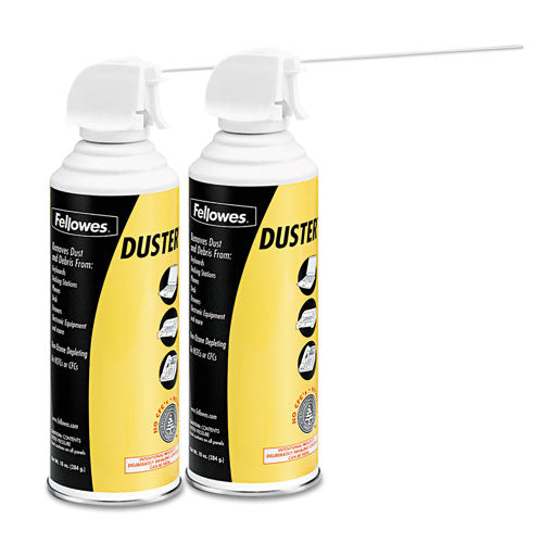 Air Duster, 152a Liquefied Gas, 10oz Can, Two Per Pack