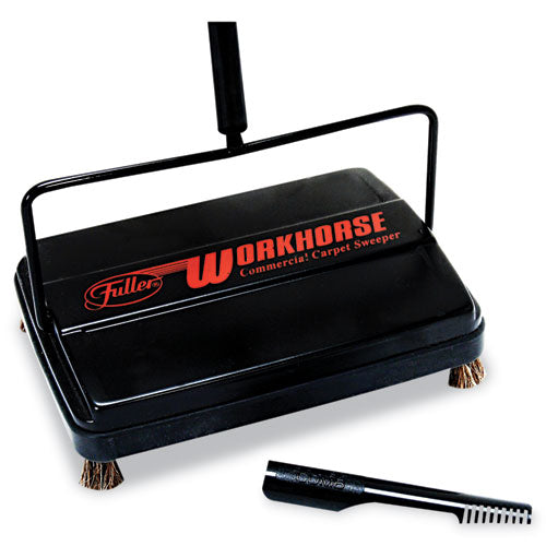 Workhorse Carpet Sweeper, 46", Black