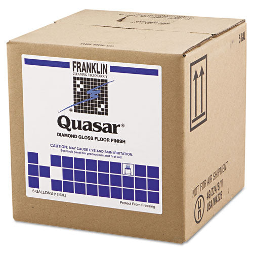 Quasar High Solids Floor Finish, Liquid, 1 Gal. Bottle