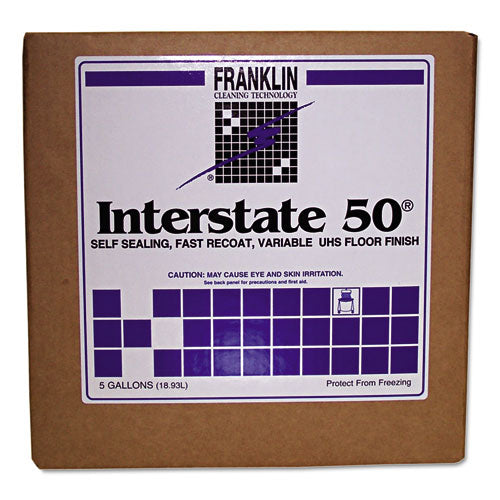 Interstate 50 Floor Finish, 1gal Bottle, 4-carton