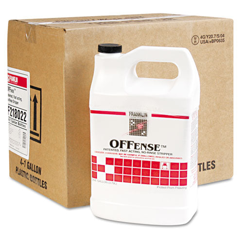 Offense Floor Stripper, 1gal Bottle, 4-carton